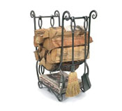 Hearth Side Log & Accessory Holder